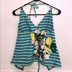 SUMMER! Floral Tankini Top!